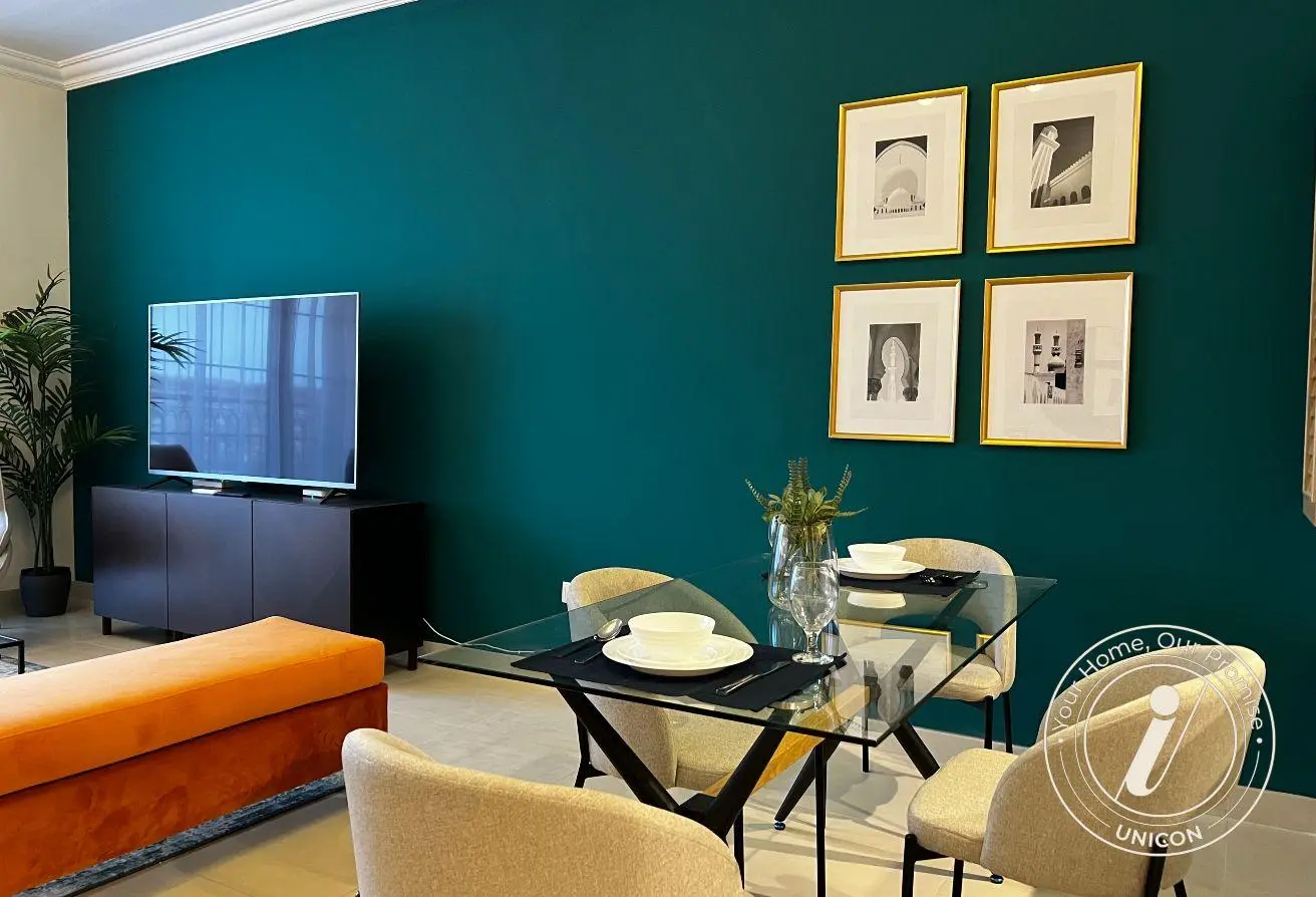 Luxury Furnished 1BR + Home Office | w/ Pool & Gym