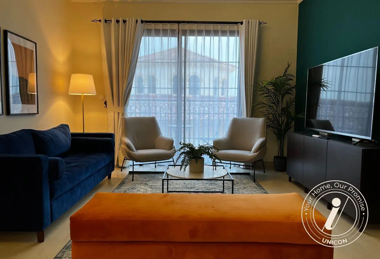 Luxury Furnished 1BR + Home Office | w/ Pool & Gym